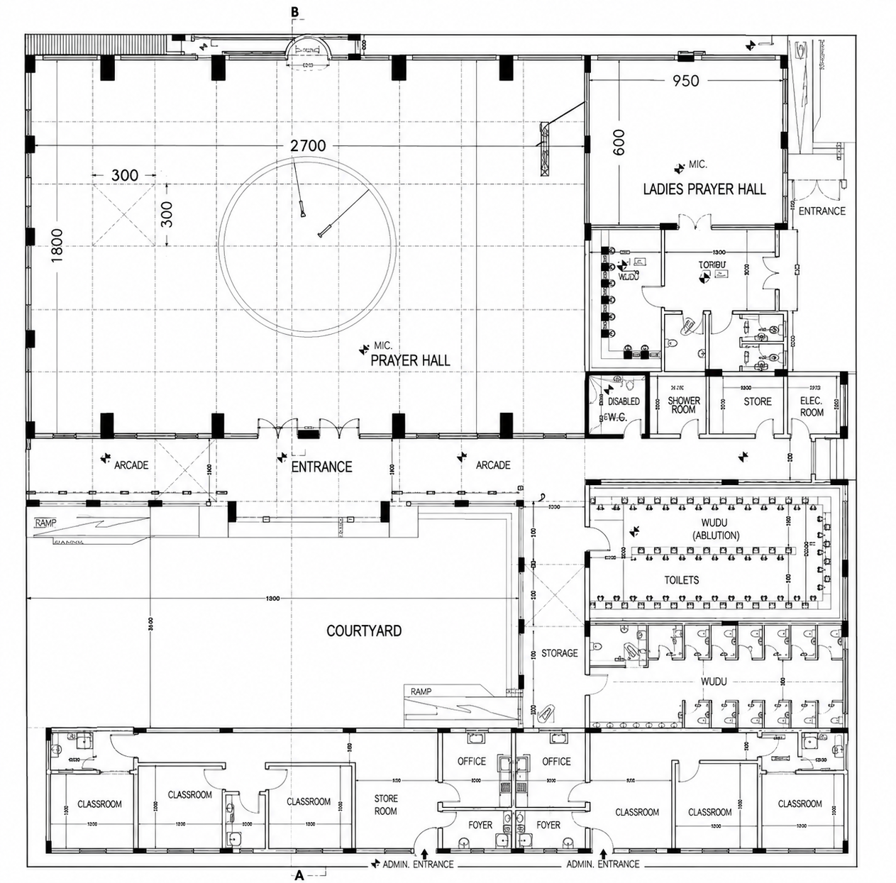 Detailed floor plan