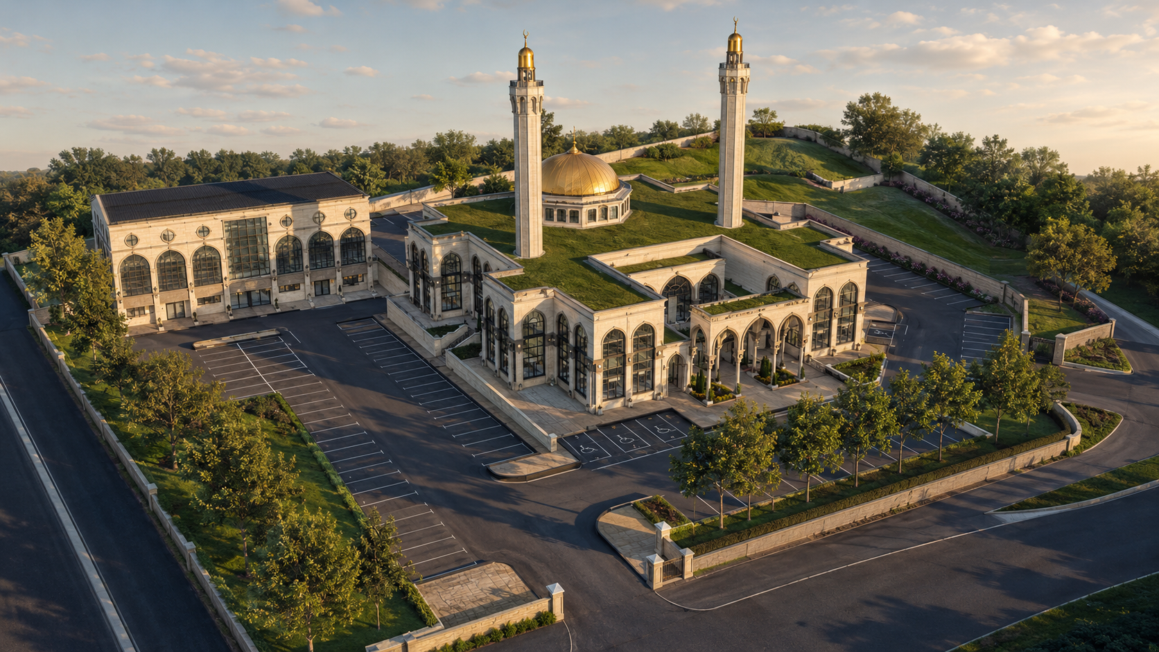 Accessible, welcoming grounds